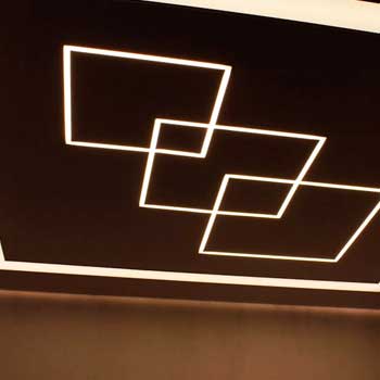 Многоуровневые натяжные потолки